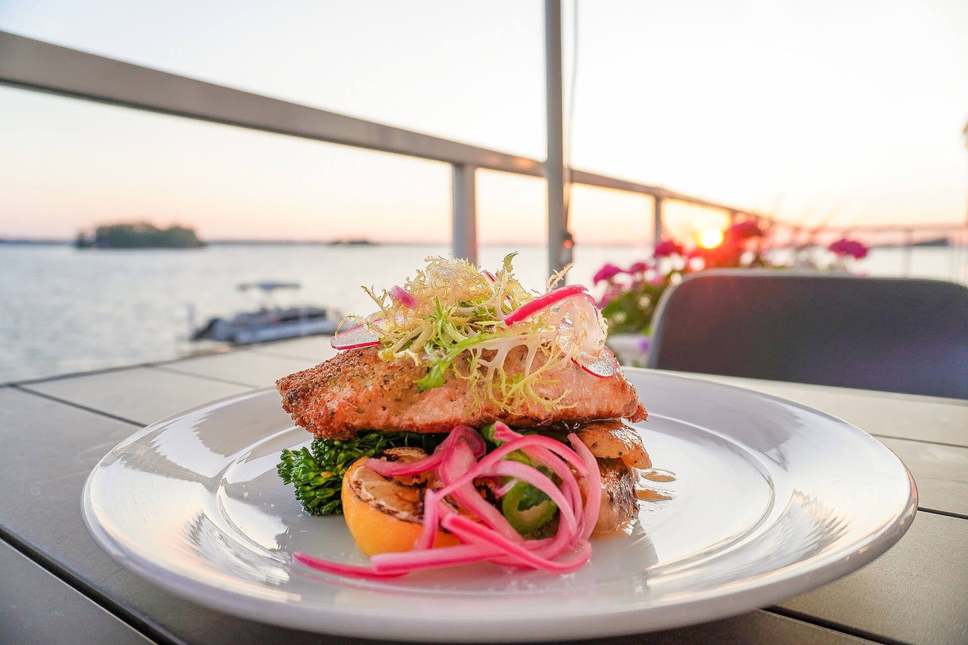 fish dish on plate